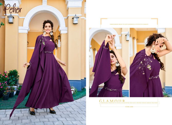 Lime Light Fancy Stylish Designer Festive Wear Heavy Long Kurtis collection